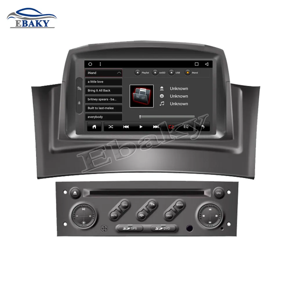 Flash Deal NaviTopia 7inch 8 core RAM 2G ROM 32G Android 8.1 Car Radio Player for Renault Megane III with GPS Navigation 5