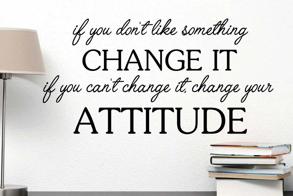 If You Dont Like Something Change It If You Cant Change It Change Your