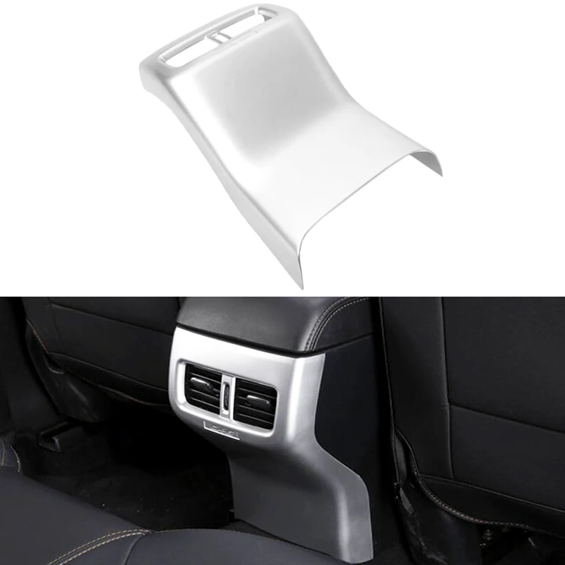 

ABS Matte Carbon fiber Armrest Box Rear Air Conditioning AC Vent Outlet Molding Garnish Cover Trim For Mazda CX-5 CX5 2017 2018