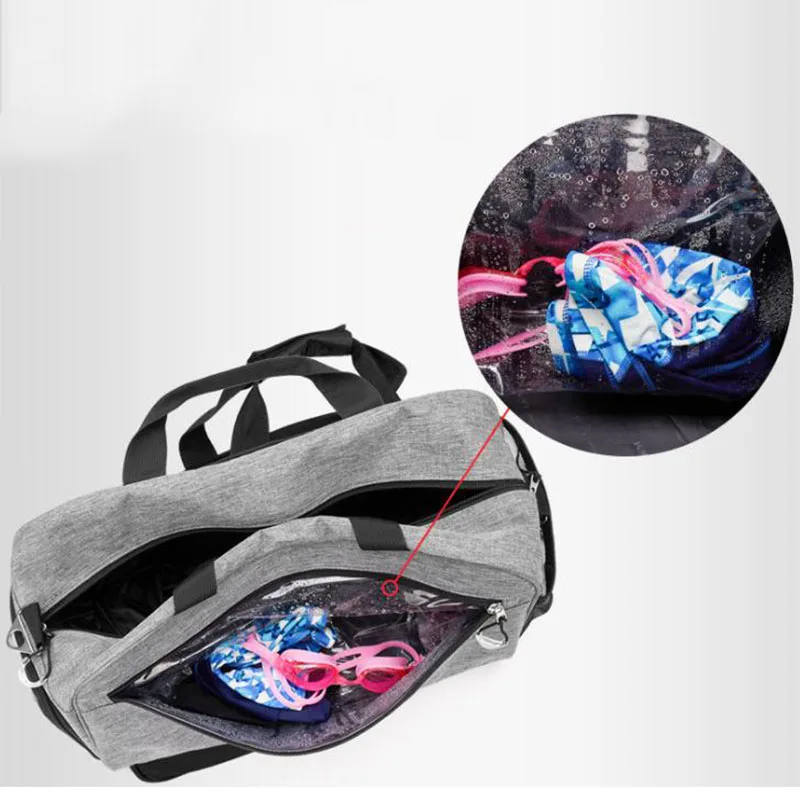 Waterproof Dry Bag For Swim Big Capacity Sport Bag Men Gym Fitness Handbag Women Badminton Racket Bag Outdoor Swimming Pool Bag