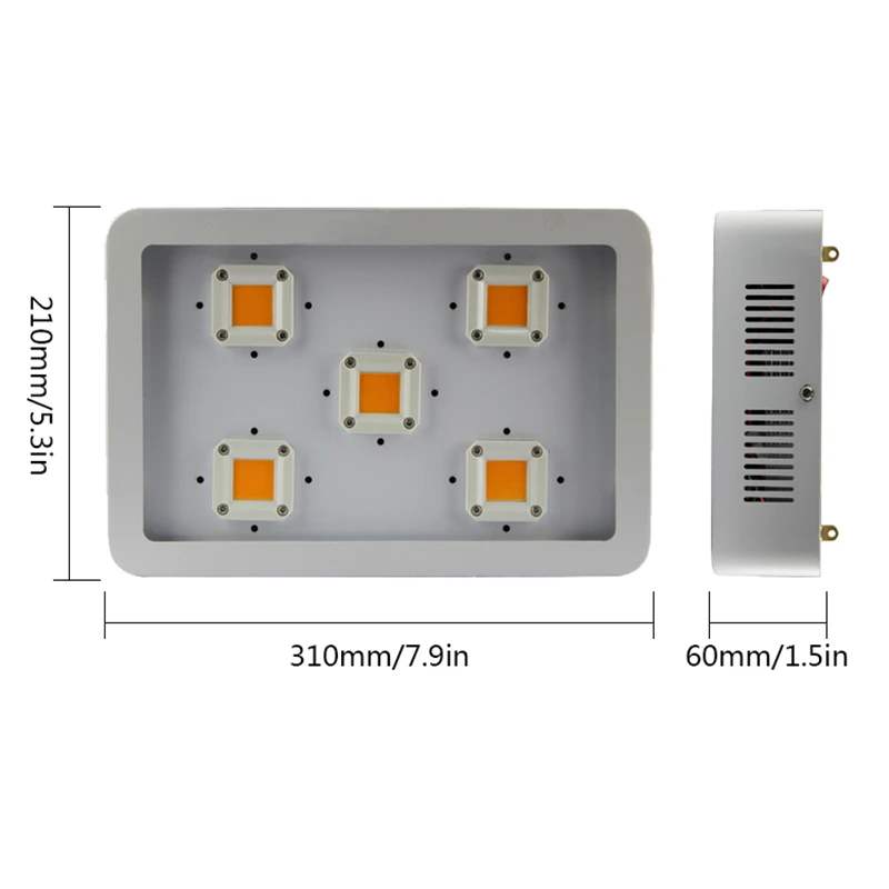 Yabstrip LED grow light 1500 Вт 1800 COB эффективный для овощей салат сеялки теплицы растения