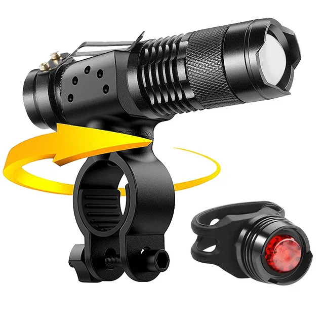 ZK30 LED Bicycle Light 3500 Lumens Flashlight 3 Modes Q5 LED Cycling