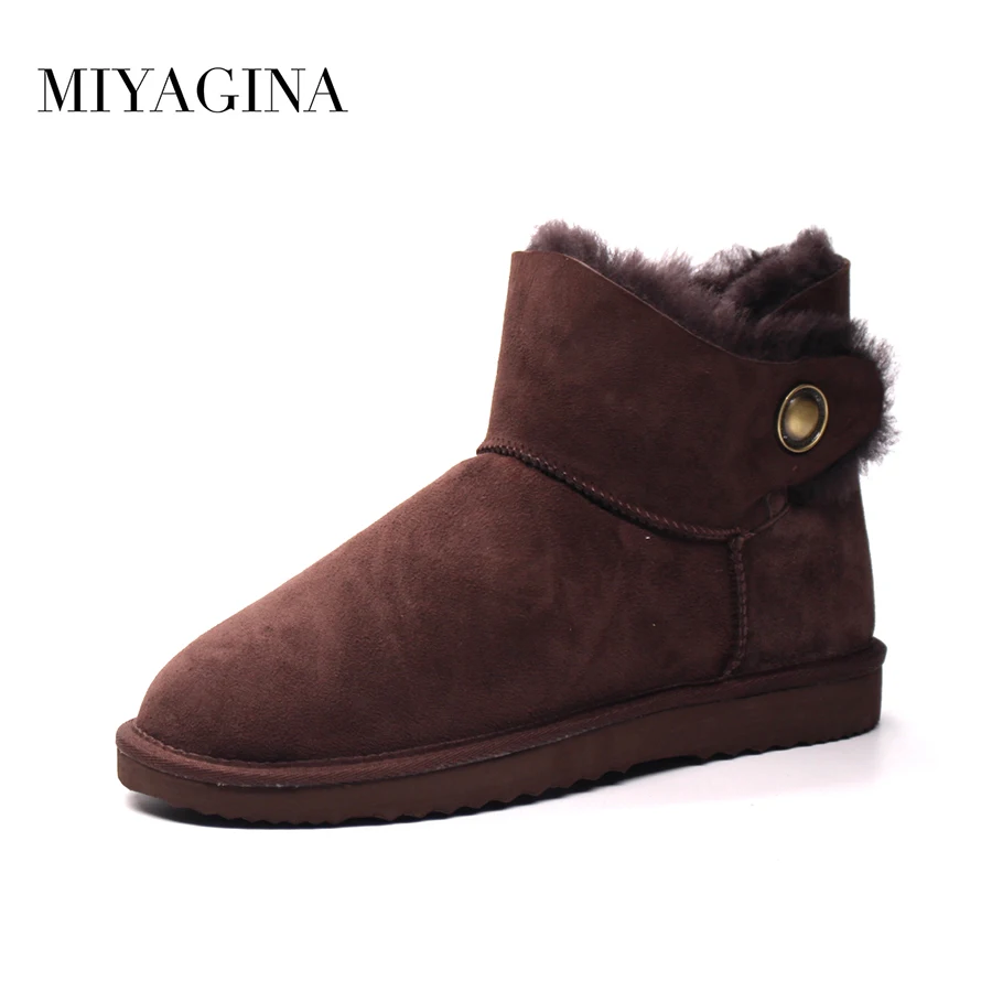 Hot Sale New Brand Women Boots Genuine Sheepskin Leather Snow Boots 100% Natural Fur Ankle Boots Women Shoes Hot Sale New Brand Women Boots Genuine Sheepskin Leather Snow Boots 100% Natural Fur Ankle Boots Women Shoes