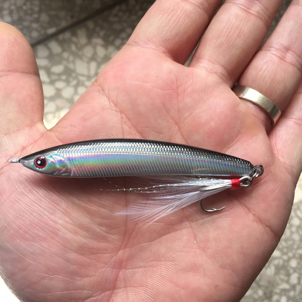 

Sinking Pencil Lure Alice Mouth Artificial Bait 8cm 13.5g Carp Fishing Bait 1 Pcs/Lot