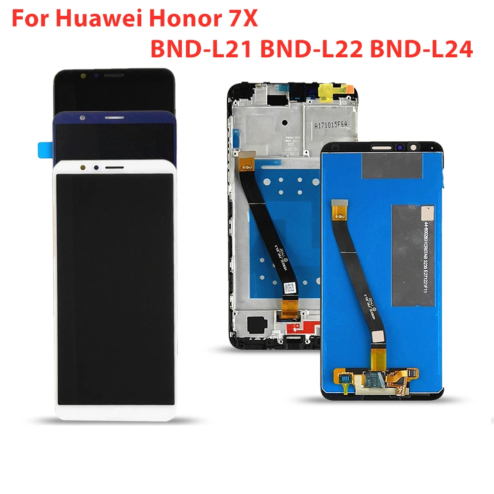 

5.93 inch Original LCD Display For Huawei Honor 7X BND-L21 BND-L22 BND-L24 Touch Screen Digitizer Assembly Frame For Honor 7X