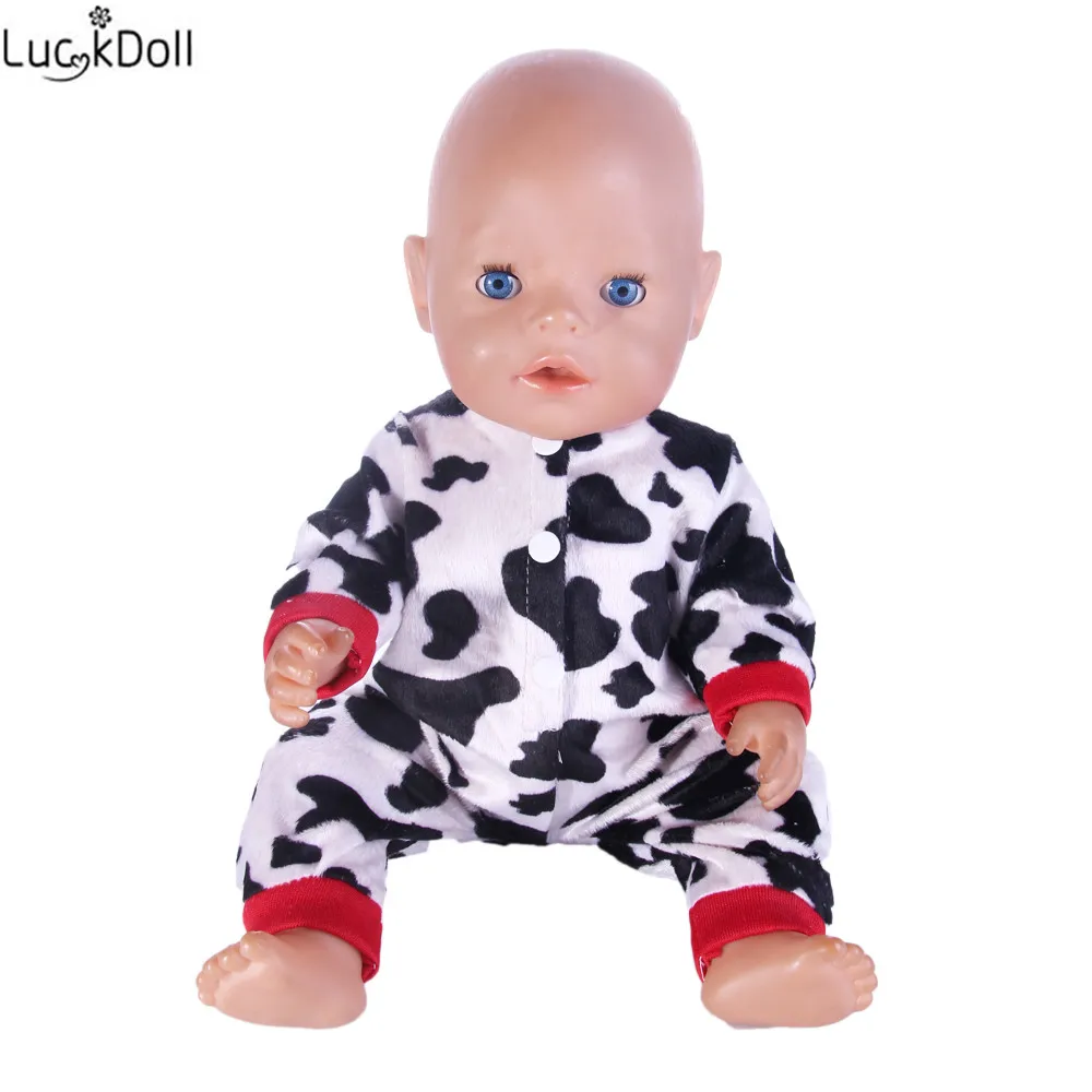Luckdoll новая коровья кукла комбо работает с подходящими 18 дюймовыми американскими