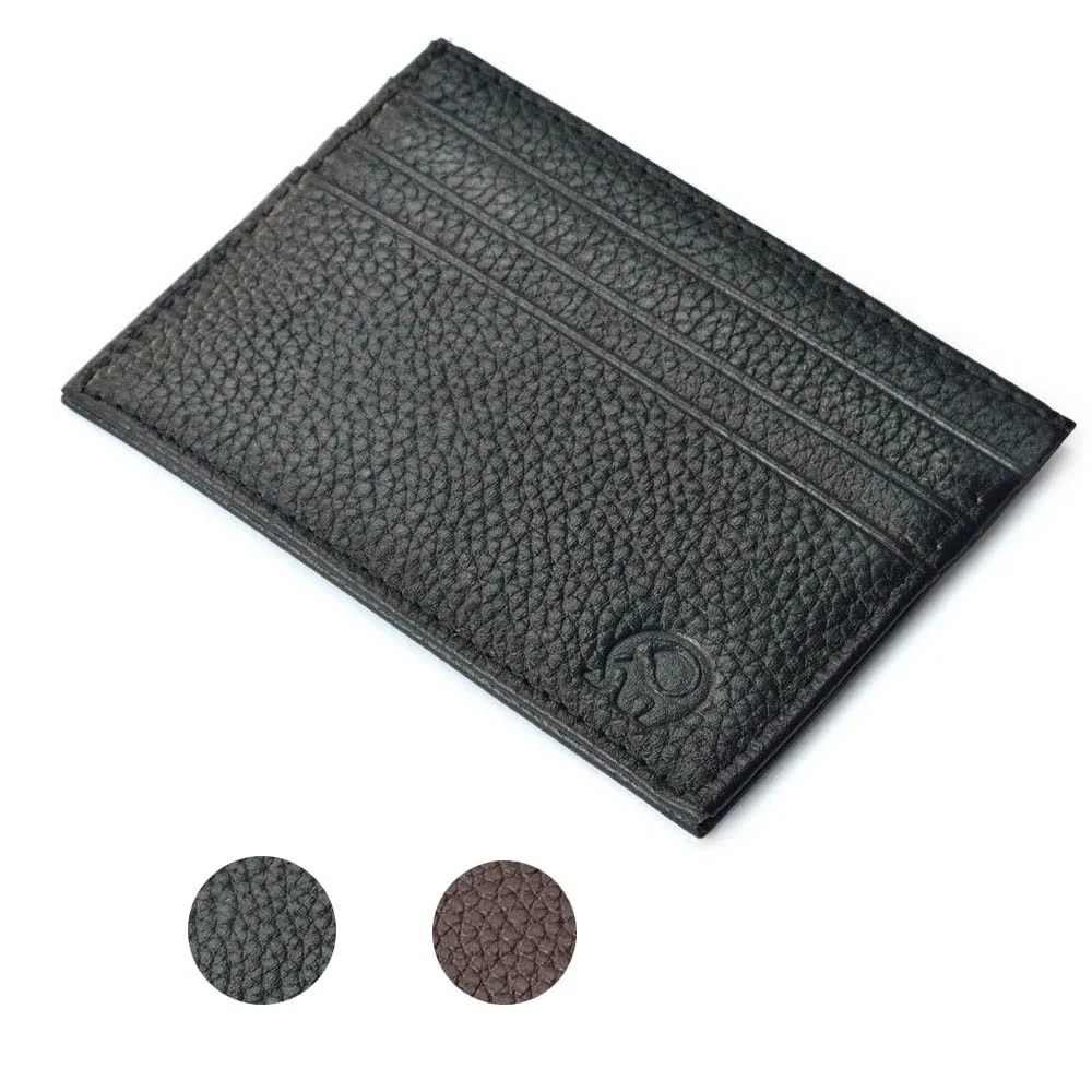 Горячая Распродажа, винтажный тонкий мини кожаный держатель для карт, кошелек, сумка, чехол-книжка, чехол