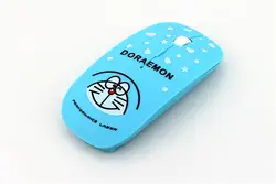 Лидер продаж! милый мультфильм Doraemon 2.4 г Беспроводной оптический 1200 Точек на дюйм мышь USB компьютера и ноутбука мыши подарок