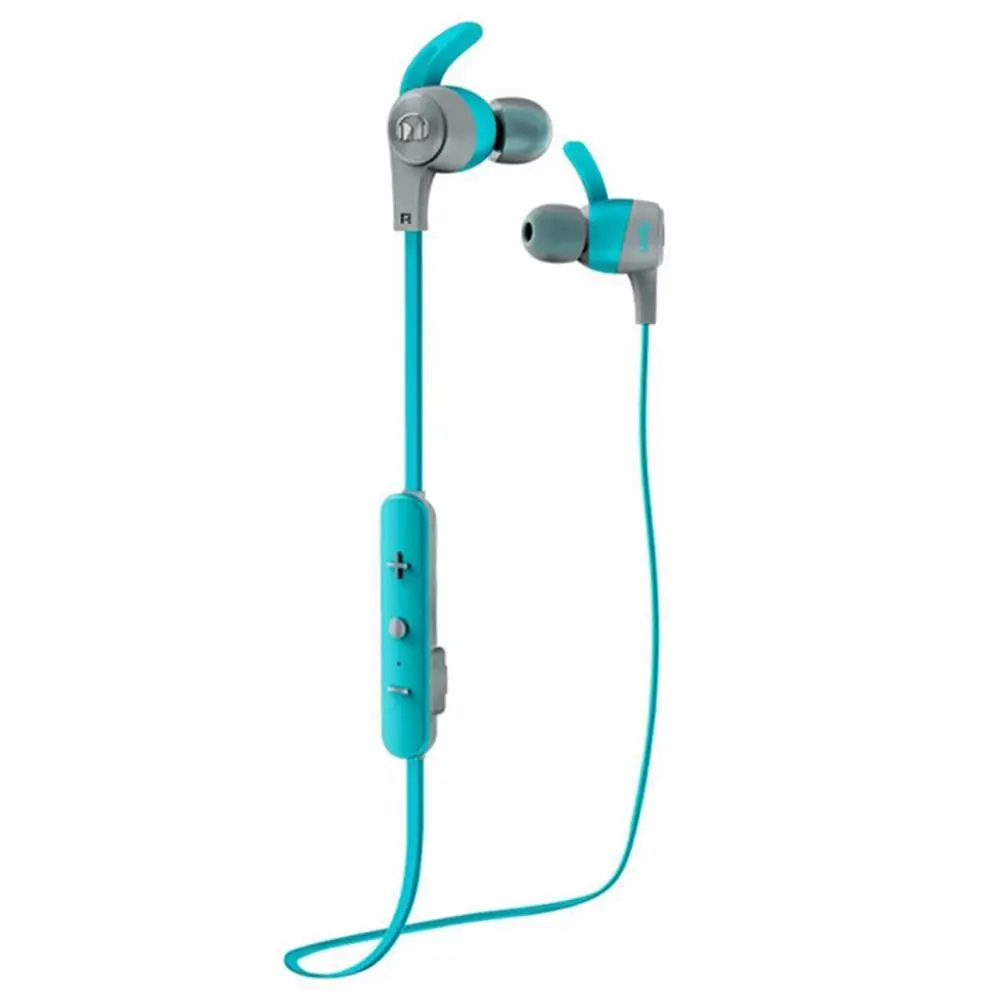 blue Bluetooth наушники iSport Achieve In-Ear спортивные наушники с микрофоном для бега с защитой от пота шумоподавление беспроводные - Цвет: blue