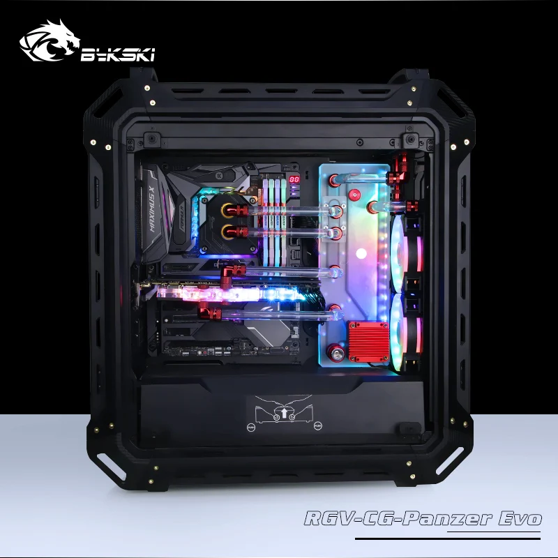 Bykski RGV-CG-Panzer EVO, водные платы для Cougar Panzer EVO чехол, для Intel cpu водоблок, один GPU корпус