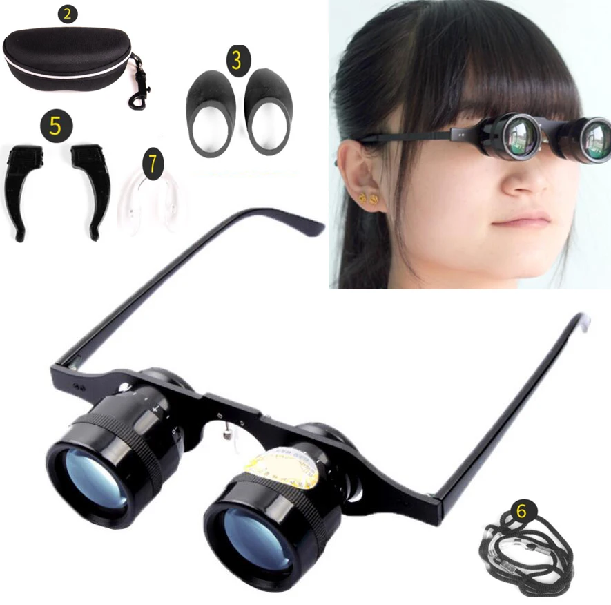 10x34 binoculars 10x glasses telescope super low vision goggles hiking glasses for hunting on