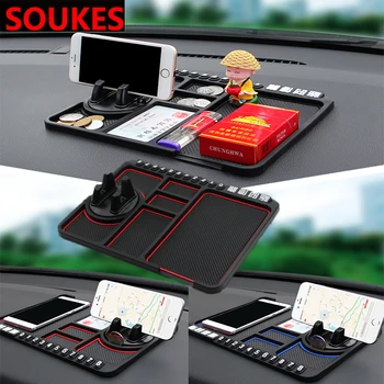 

3 In 1 Car Anti-Slip Mat Parking Card Phone Holder For Ford Focus 2 3 1 Fiesta Mondeo Kuba Ecosport Mini Cooper R56 R50 R53 F56