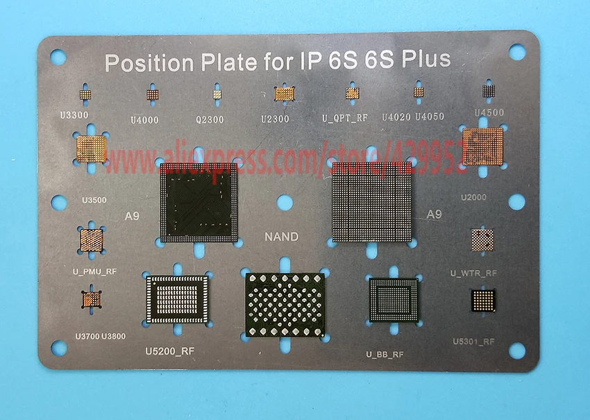 Efix BGA Chip Reball трафарет A8 A9 A10 паяльная станция Утюг сварочный флюс Fix iPhone 6 6s 7 Plus NAND IC Инструменты комплект материнская плата