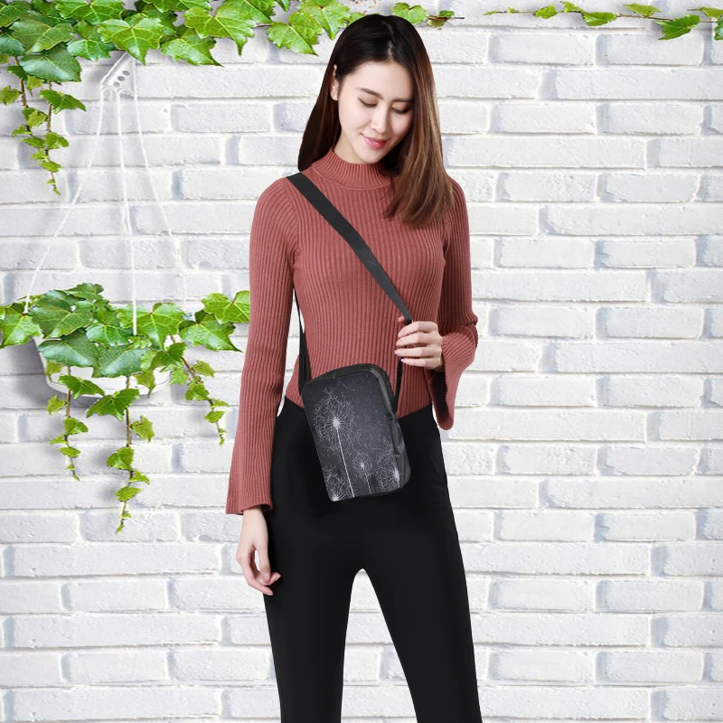 

2019 Women Messenger Bags fresh flower custom-made Shoulder Bag Children Crossbody Bag Kawaii Bags Bolsas 23x17x5cm CROWDALE