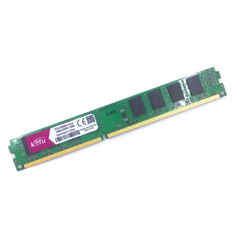 Оперативная память KEFU DDR3 2 ГБ 4 Гб 1066 МГц для настольного компьютера ПК ОЗУ Память