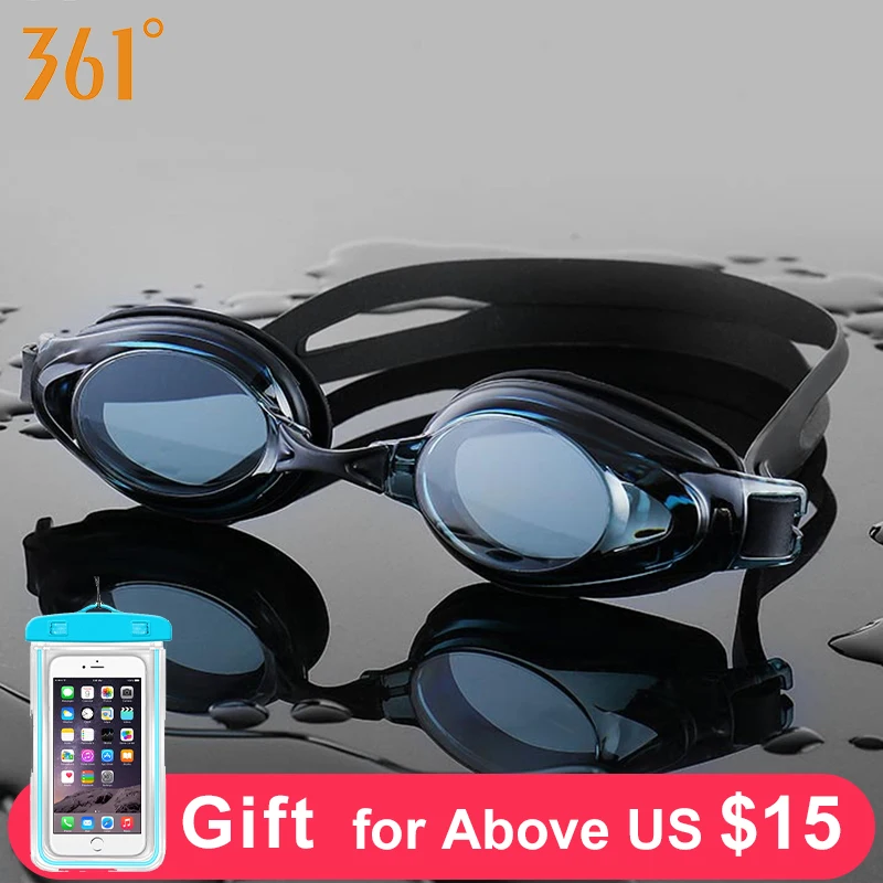 361 Clear Lens Swimming Glasses for Pool Professional Anti Foggy