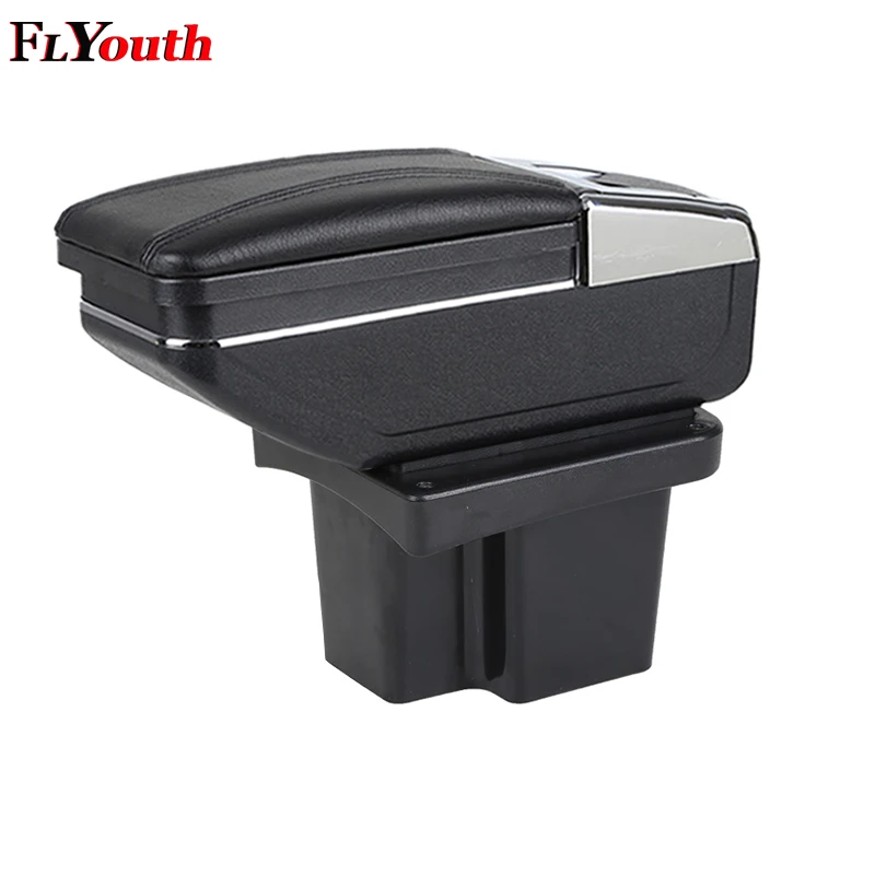 

Car Armrest Box Car-Styling Central Store Content Box With Cup Holder Interior Accessories For Kia Cerato Forte k3 2009-2016