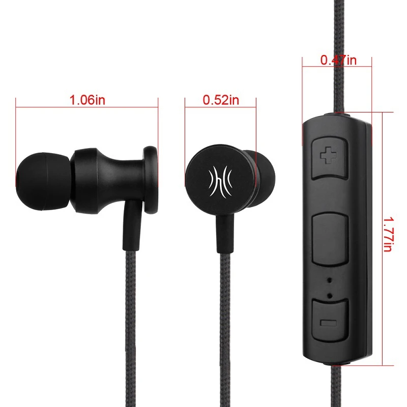 Беспроводные Bluetooth наушники Oneodio с микрофоном для iPhone Xiaomi спортивные