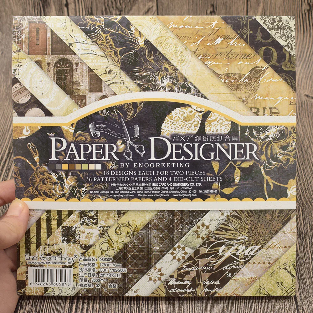 

7x7inch DIY Album Scrapbook Pads Paper Card Making Background Paper Pattern Craft Scrapbooking Paper