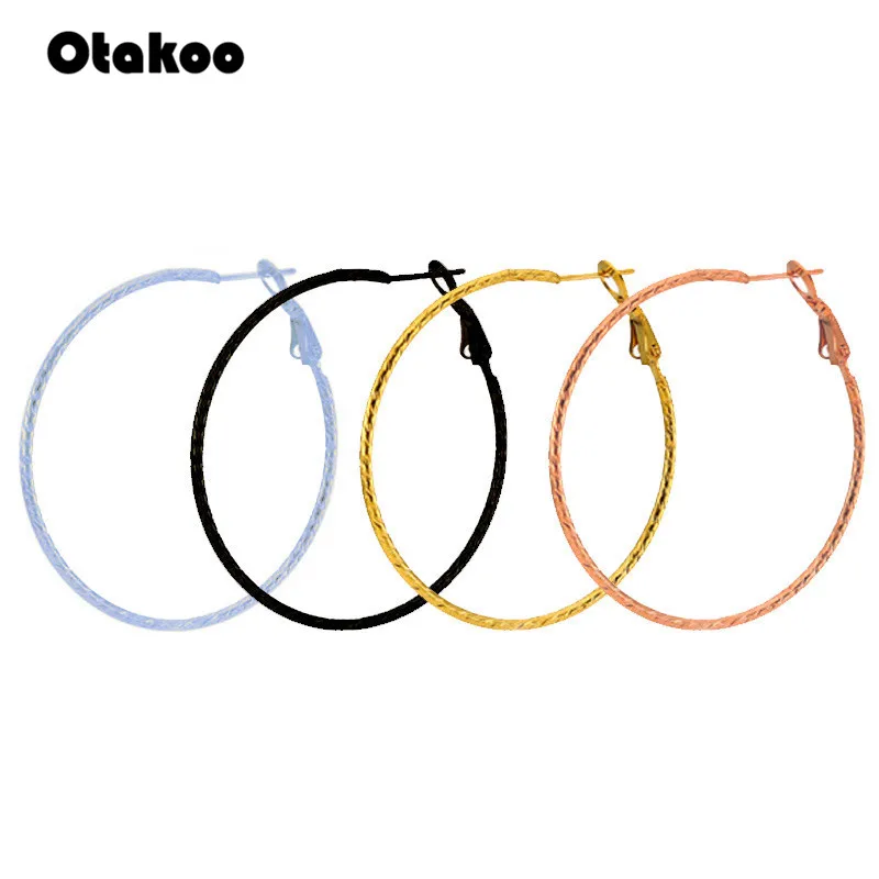 Женские серьги Otakoo кольца из нержавеющей стали для баскетбола размером 30 50 мм