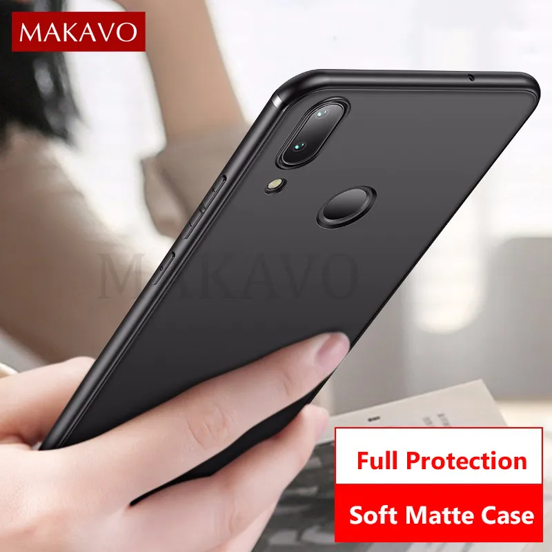 MAKAVO For Meizu Note 9 Case Slim Matte Soft Cover