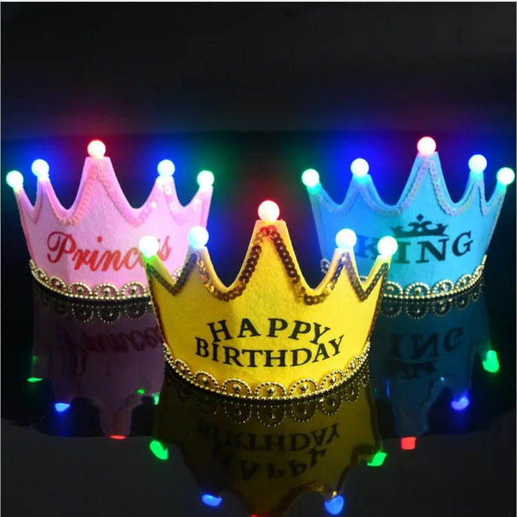 Праздничный колпак, головной убор, светлая корона, принцесса, корона, день рождения, нарядное платье, принадлежности