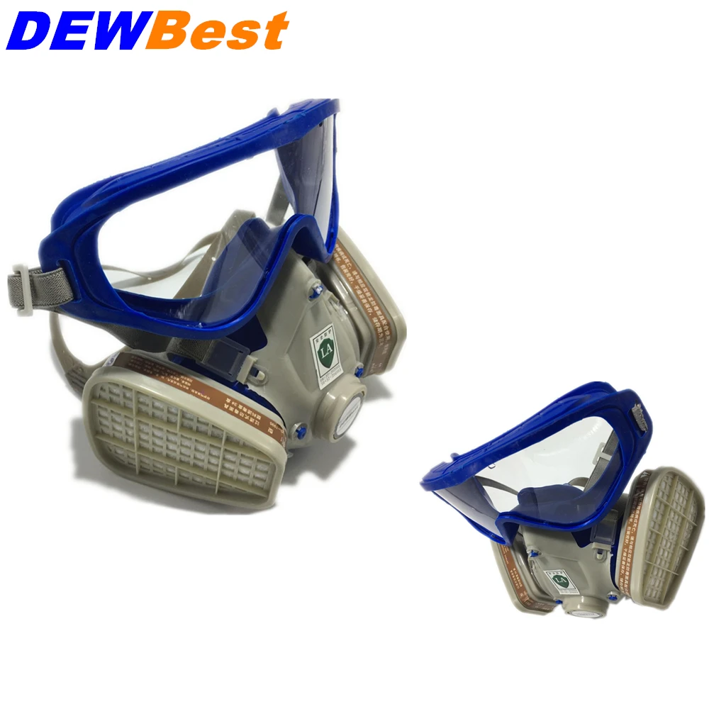 

DEWBest yf2 Silicone respirator gas mask pesticide pintura full face carbon filter mask Fire Respirators