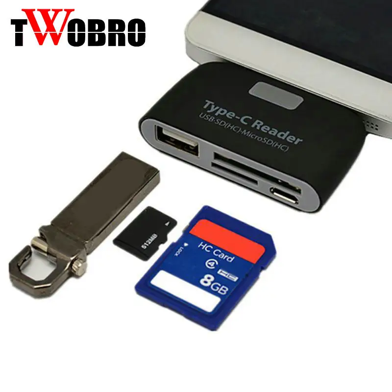 2019 USB 3 1 type c OTG кард ридер C папа 0 TF SD MS Женский адаптер для телефона Macbook|otg card reader|otg