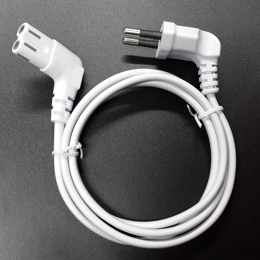 

3m Euro right angled 90 degree power lead cable for samsung philips sony LED TV wholesale Free shipment 100PCS