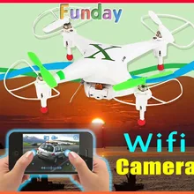 Iphone, Android Wi-Fi видео в режиме реального времени Cheerson cx-30w cx-30w-tx RC Quadcopter с Камера Дистанционное управление вертолетом Drone H107D