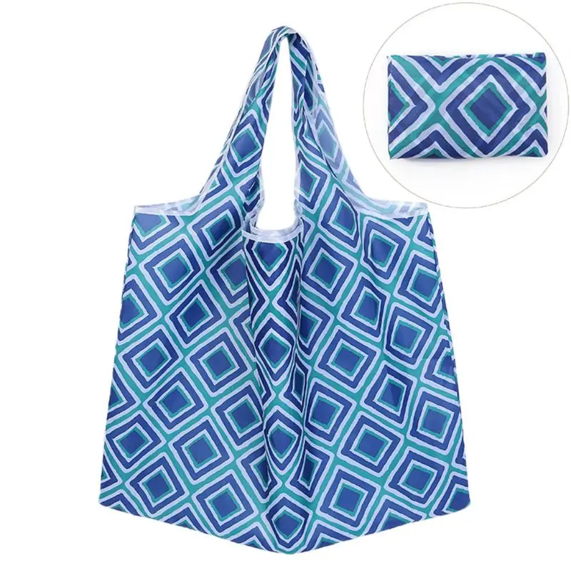 THINKTHENDO Fashion Unisex Shopping Bag Travel Large Shoulder Bag Tote Handbag Folding Reusable Cartoon Bags