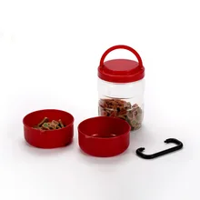 Продуктов аксессуары для животных принадлежности еда чаша поставка хранения баррель пластиковые фляги для путешествий устройство для кормления собак аксессуар