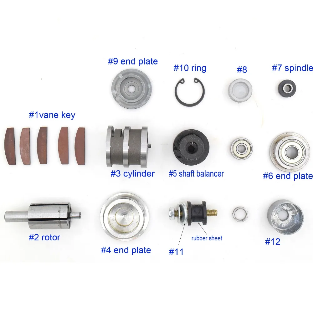 

90 Degree Elbow Pneumatic Air Tools Angle Orbital Sanders Polishing Pad 2 Inch 3 Inch 50mm 75mm Parts sheet rotor cylinder plate