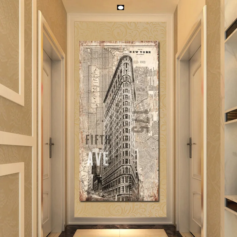 

Empire State Building Canvas Painting Famous Modern New York City Landscapes HD Print and Poster Wall Picture For Living Room