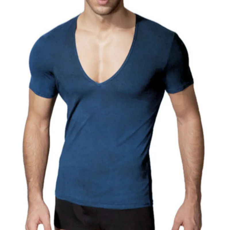 Popular Deep V Neck T Shirts for MenBuy Cheap Deep V Neck T Shirts for