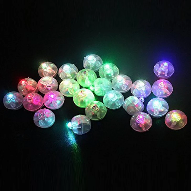 10 pièces/ensemble Mini Flash lampes balle jouets pour enfants lumière LED Up balles grandir dans le gobelet sombre ballon LED lumières jouets lumineux