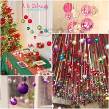 Christmas Tree Decorations Xmas Multi color Balls Baubles Party Wedding Ornament