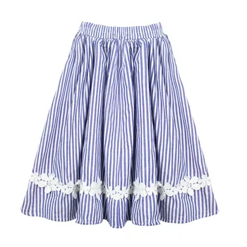

Free Shipping Baby Girls Kids Clothes Tutu Skirt Lace Flower Striped Ruffle Girl Skirts Children Long Cotton Pleated Skirt 0-14T