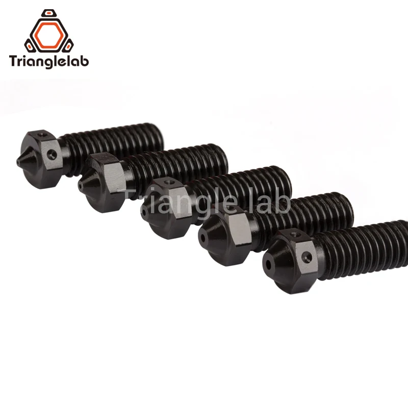 Endurecido Aço Vulcão Bicos para Alta Temperatura Impressão 3d Pei Peek ou Fibra de Carbono Filamento Hotend 1pc - Imagem 5