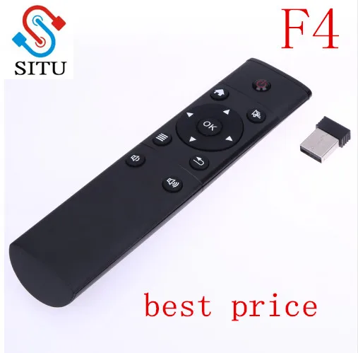 

SITU FM4 2.4GHz Wireless Remote Control with USB Receiver Replacement For Computer Television Projector for KODI Smart TV