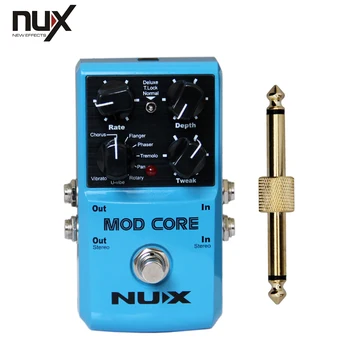 

NUX Mod Core Modulation Effects Electric Guitar Pedal (Chorus, flanger, phaser, tremolo, rotary, pan, u-vibe and vibrato)