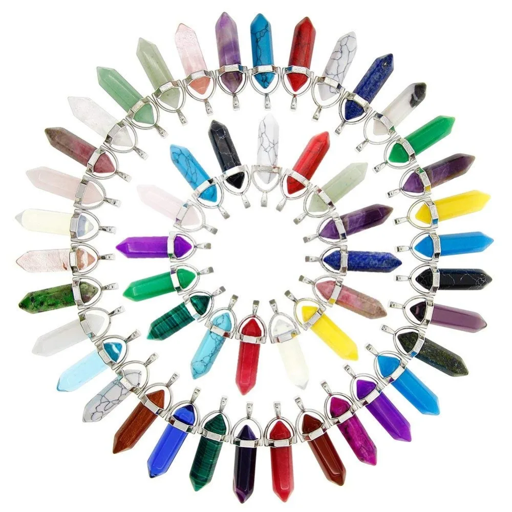 Bullet-Shape-Healing-Pointed-Chakra-Beads-Quartz-Crystal-Stone-Pendants-for-DIY-Necklace-Jewelry-Making (3)