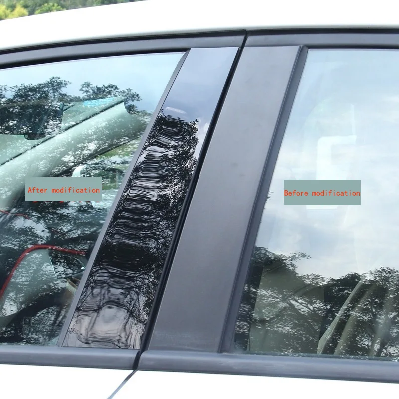 Отделка окна автомобиля PC зеркало подходит для современных IX35 Yuena led Рена изменение столбец пост украшения тела полосы