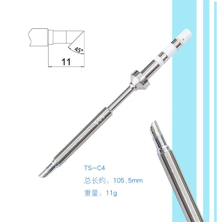 1 шт. TS-I/B2/C4/D24/K/KU/BC2 паяльный наконечник для ручки-типа TS-100 цифровой ЖК-дисплей регулируемая температура Электрический паяльник