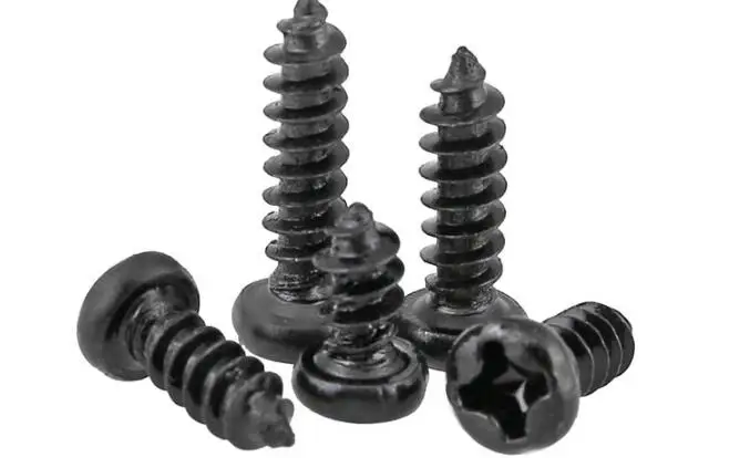 

2mm x 4mm Self Tapping Thread Round Phillips Head Screw 1000pcs