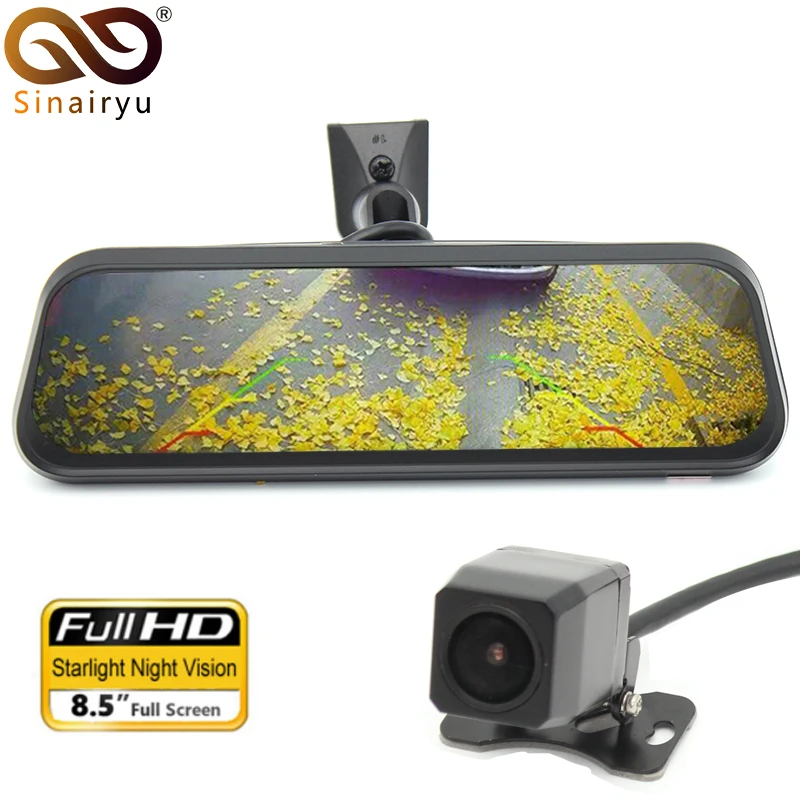 

Gesture operation Dual Lens FHD 8.5" Car Bracket DVR Camera Rearview Mirror Recorder For Kia K2 K3 K4 K5 Rio Ceed Soul Cerato
