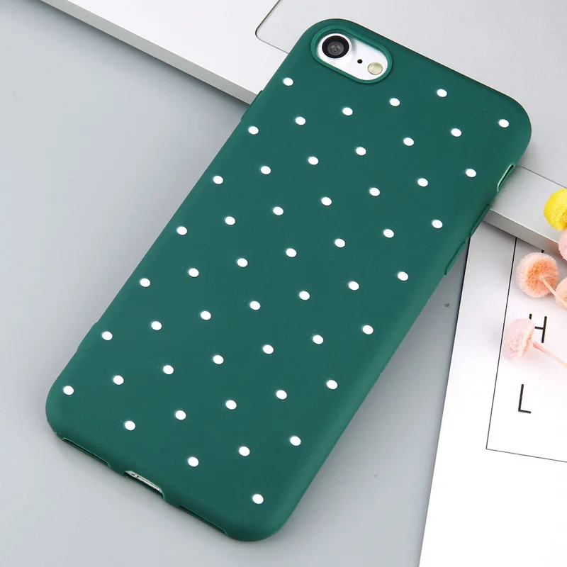 USLION Wave Point Phone Case For iPhone 8 Plus Wine Red Ploka Dots Soft TPU Back Cover For iPhone X XR XS Max 7 6 S Plus 5 5S SE USLION Wave Point Phone Case For iPhone 8 Plus Wine Red Ploka Dots Soft TPU Back Cover For iPhone X XR XS Max 7 6 S Plus 5 5S SE