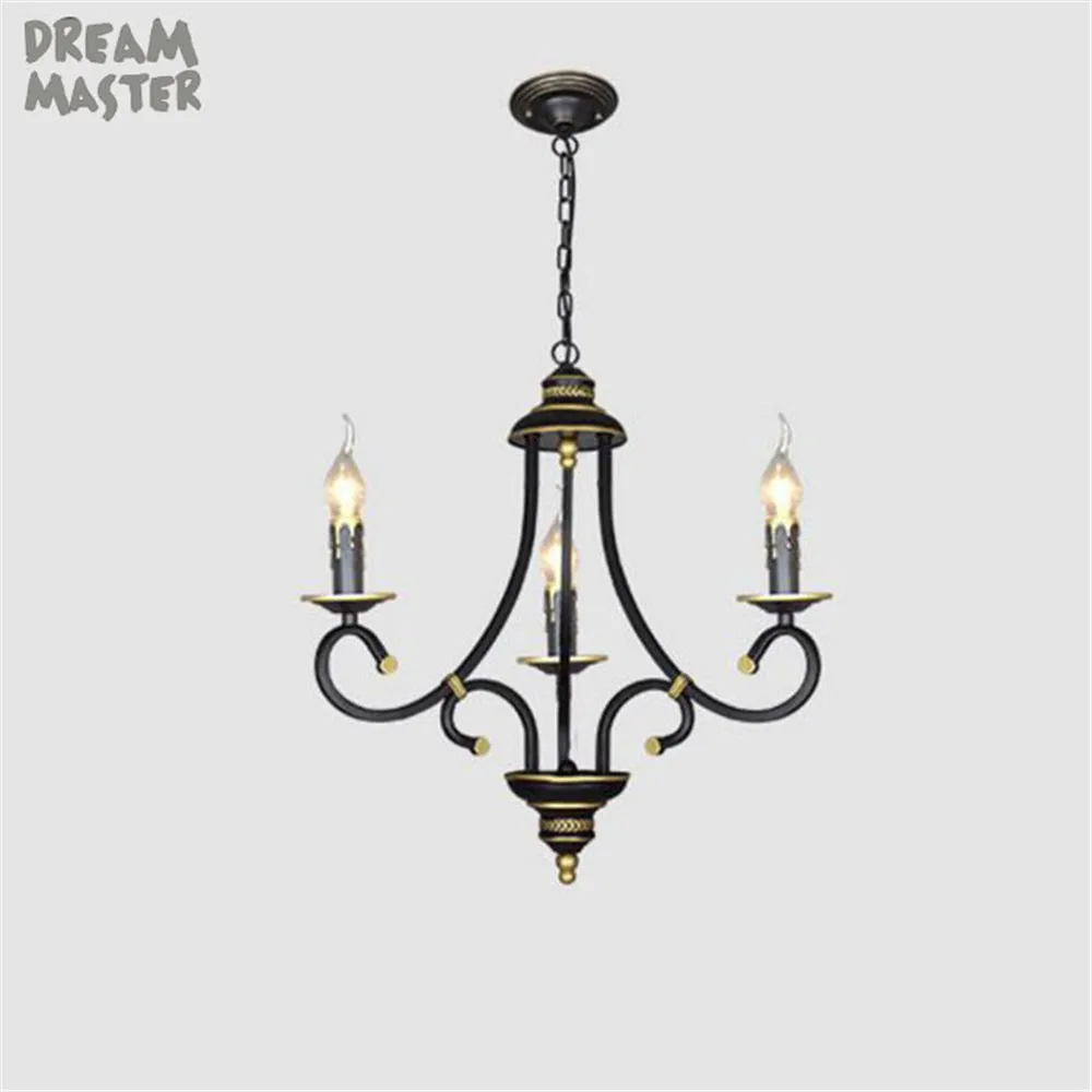 AC110 220v 3/5/6/8 светильник s минималистский Винтаж свечной подвесной Светильник Lustre De