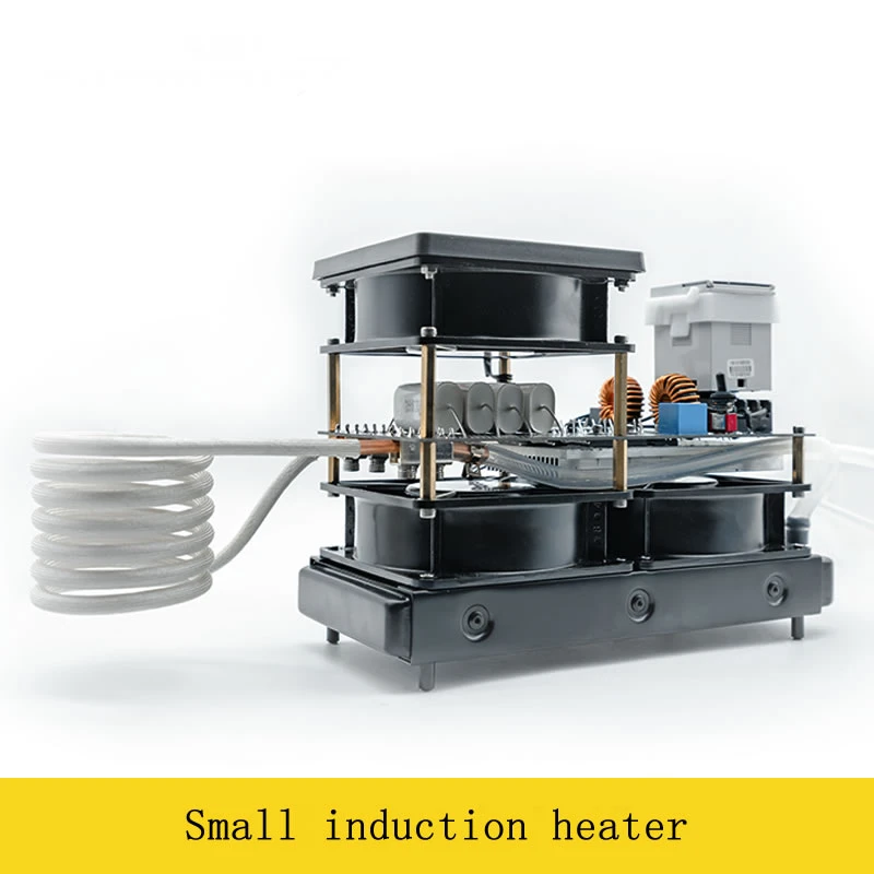 2500 Вт средне-и высокочастотный индукционный нагреватель, небольшая индукционная нагревательная печь для плавления золота и серебра 1600C