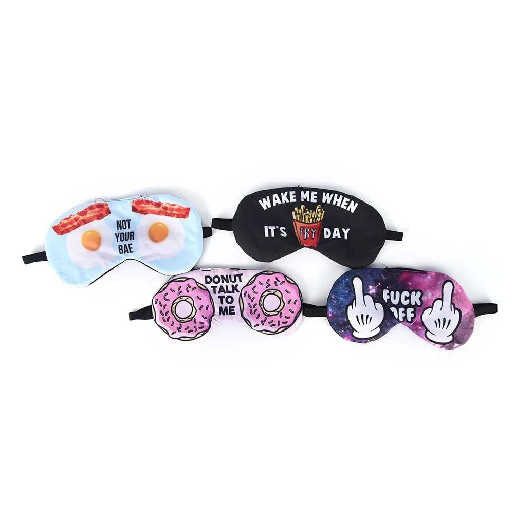 

Lovely Eye Care Shade Blindfold Sleep Mask Eyes Cover Sleeping Tools 3D Printing Sleeping Eye Mask